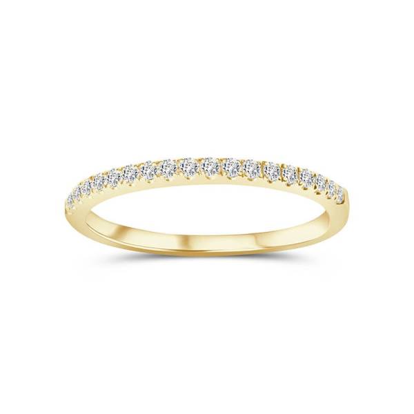 Alliance Diamant Sertie Griffes Demi Tour
