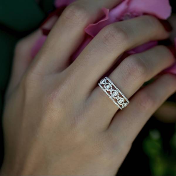Bague Alliance Diamant 