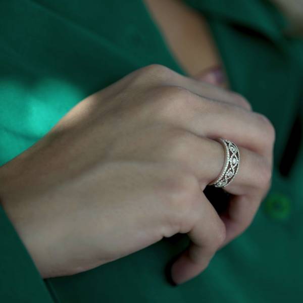 Bague Alliance Diamant 