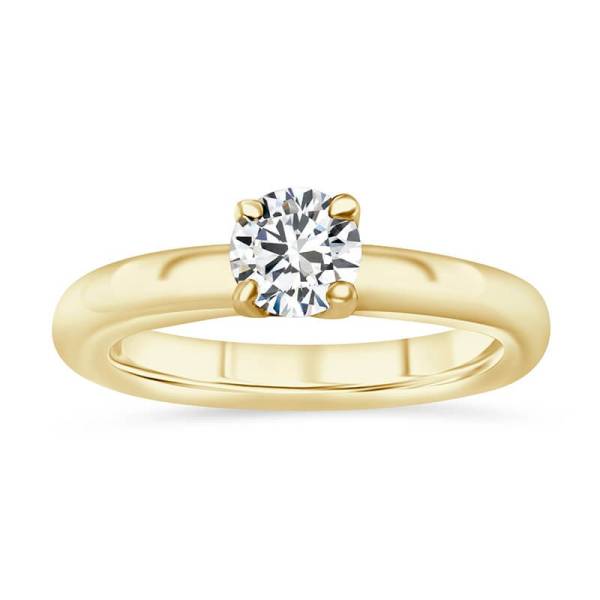 Rencontrez l'élégance intemporelle du solitaire 'Classique'