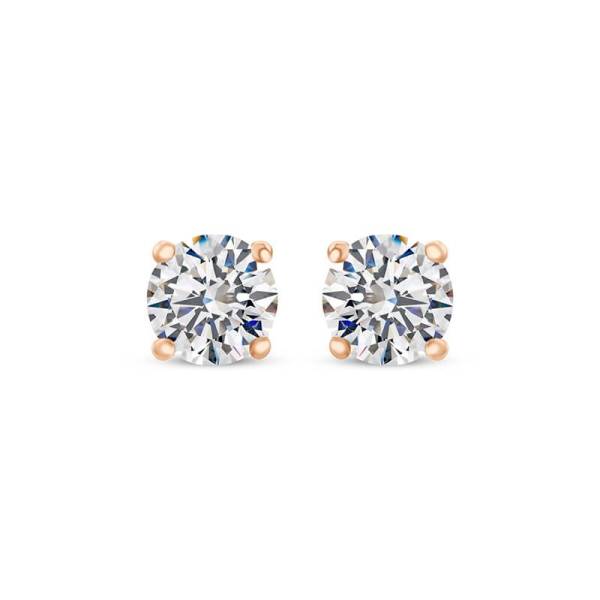 Puces D'oreilles Diamant 4 Griffes