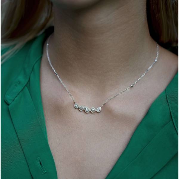 Collier Diamant Emma Poire et Emeraude