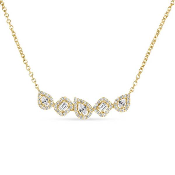 Collier Diamant Emma Poire et Emeraude