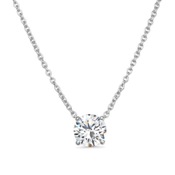 Collier Pendentif Diamant Clara 4 griffes