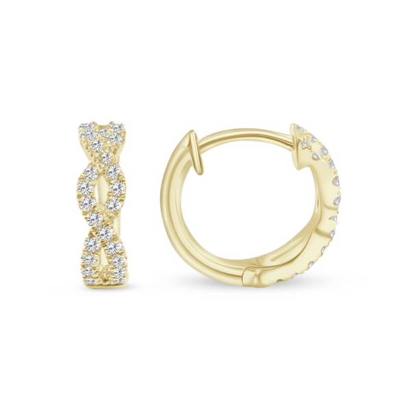 Boucles D'oreilles Créoles Tressé